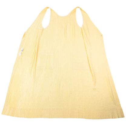 Vintage 90s Issey Miyake Pleated Longline Vest Dress Womens Size M