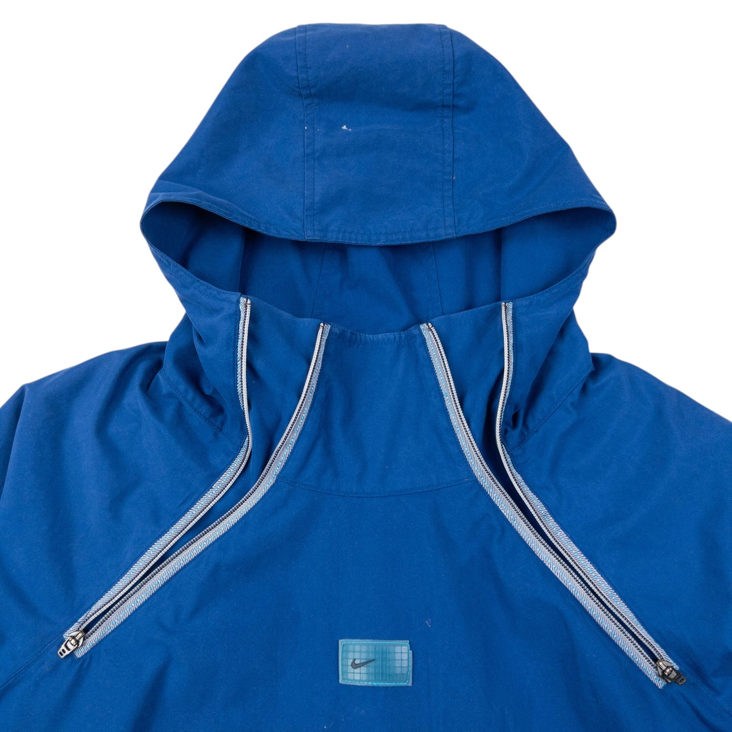 Vintage 2000s Nike Double Q Zip Hooded Jacket Size L