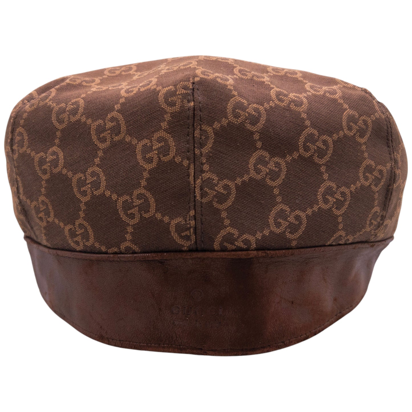 Vintage 2000s Gucci Monogram Flat Cap Size L