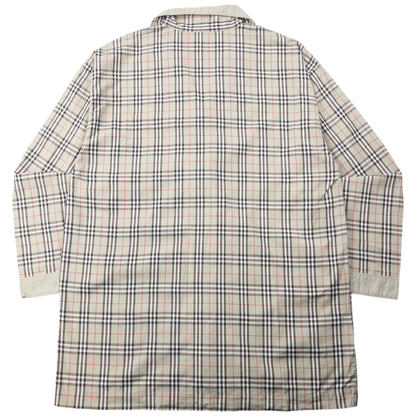 Vintage 2000s Burberry Nova Check Long Sleeve Button Up Pyjama Shirt Size M
