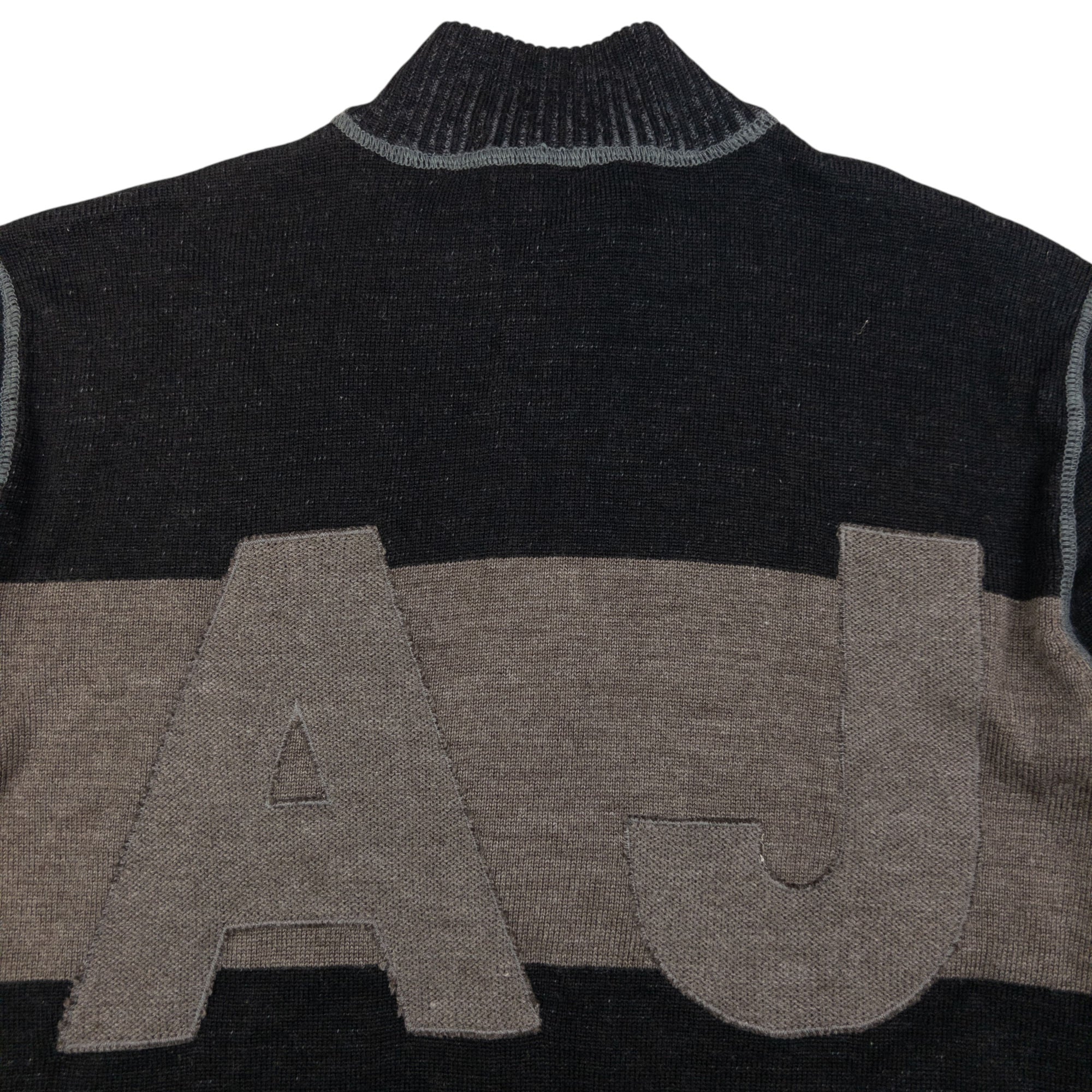 Vintage Armani Jeans Zip Up Jumper Size M