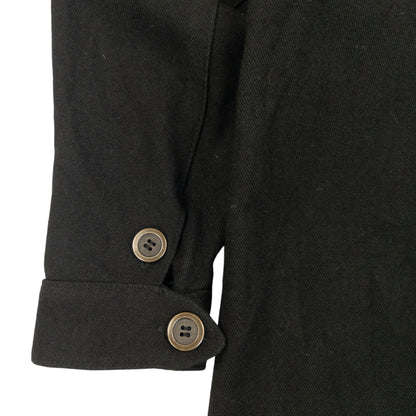 Vintage 2000s Yohji Yamamoto Half Button Longline Jacket Womens Size XL