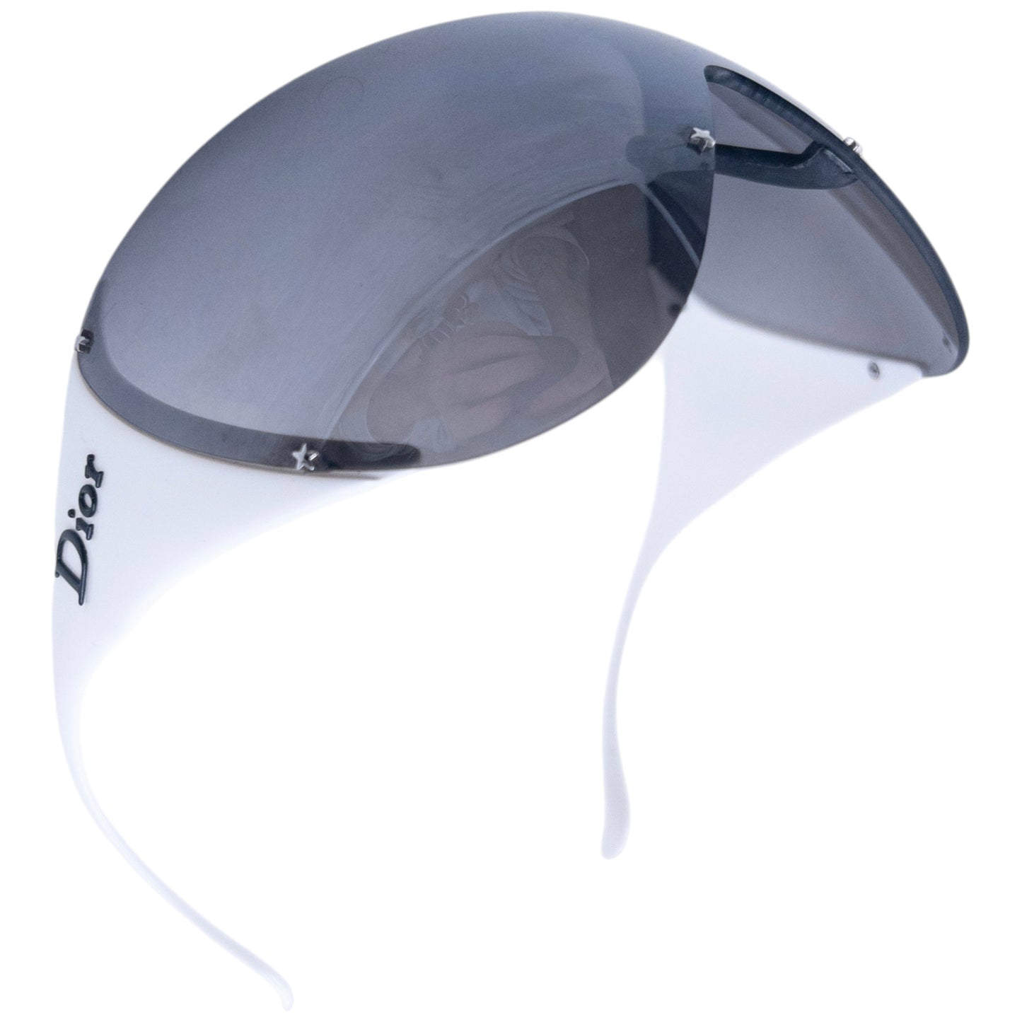 Vintage Dior Ski Rimless Shield Star Sunglasses