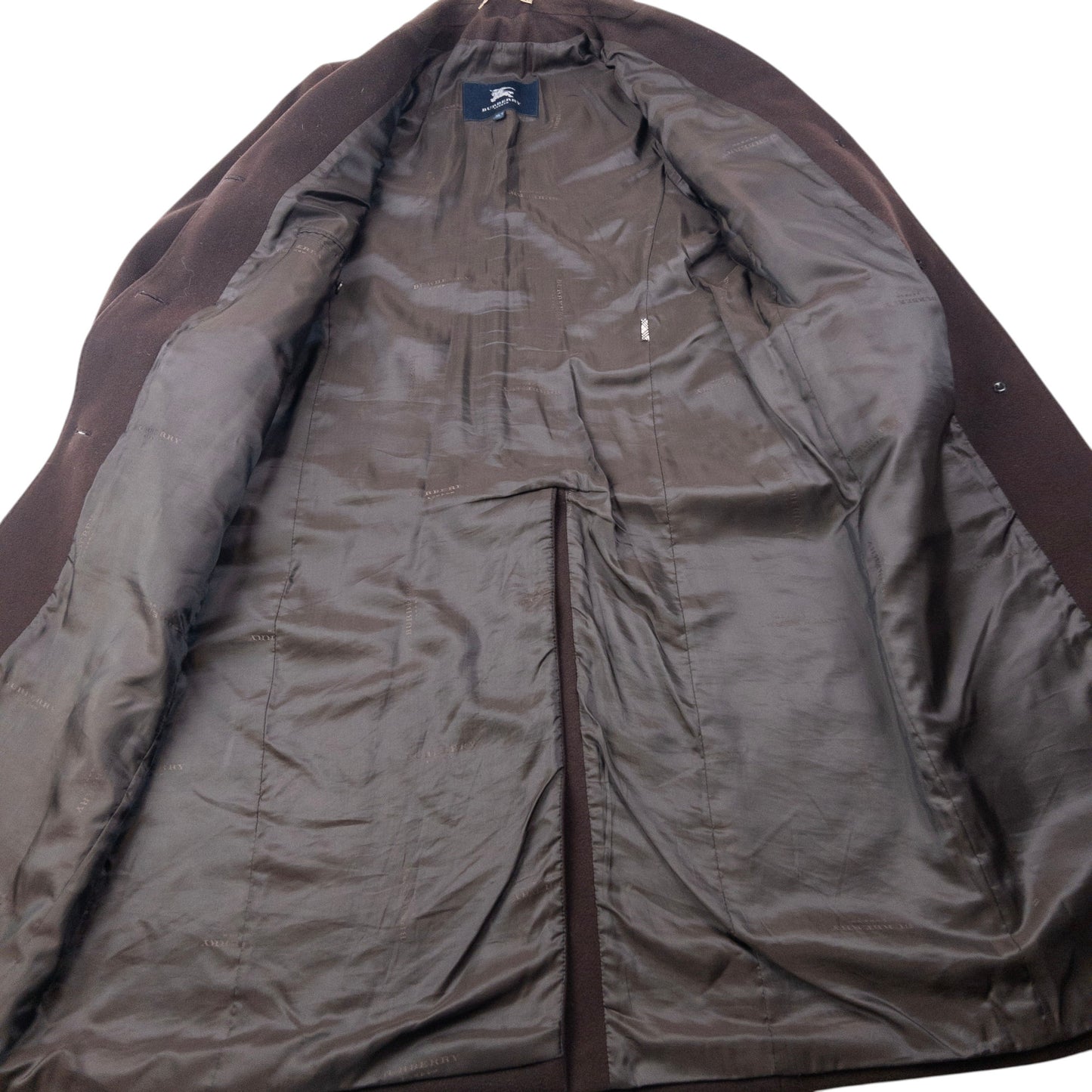 Vintage 2000s Burberry Cashmere Longline Jacket Womens Size XL