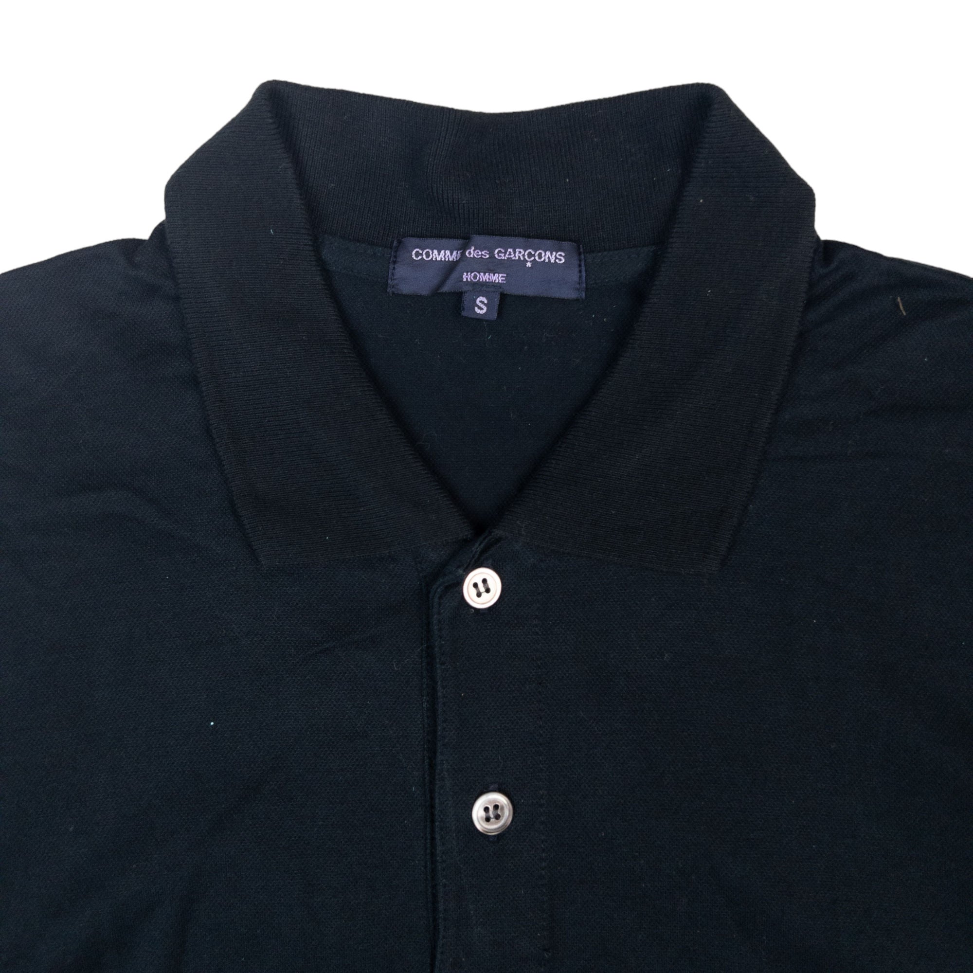 Vintage Comme Des Garçons HOMME Polo Shirt Size S Second Wave