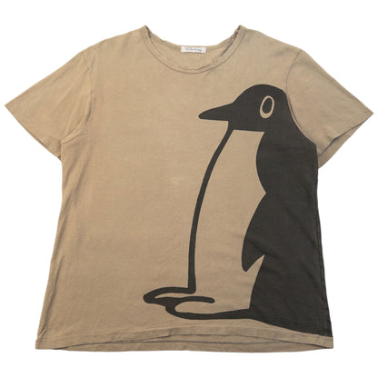 Vintage 90s Yohji Yamamoto Penguin Graphic T Shirt Size XS