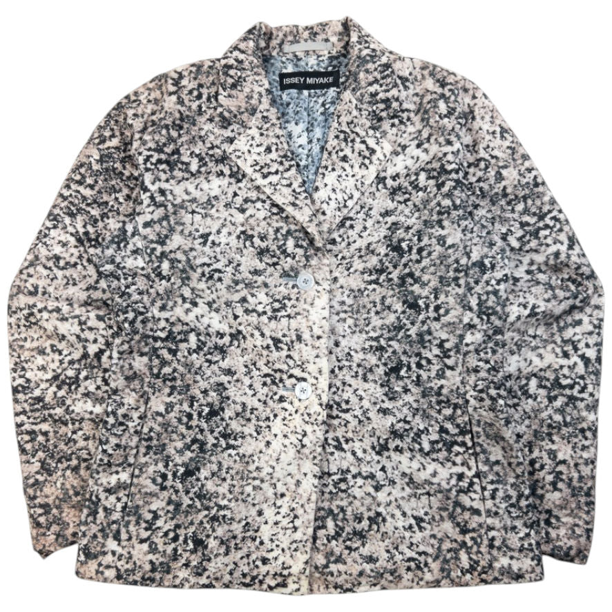 Vintage 2001 Issey Miyake Pattern Blazer Jacket Womens Size S