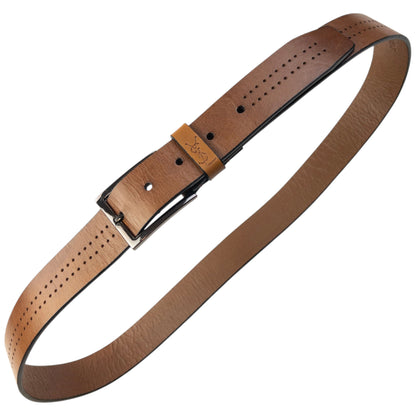 Vintage 90s YSL Yves Saint Laurent Leather Belt Size XL