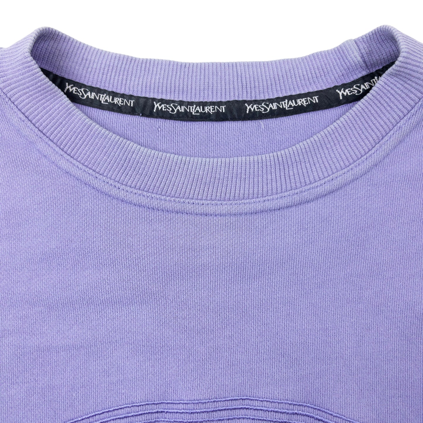 Vintage 90s YSL Yves Saint Laurent Embroidered Sweatshirt Size M