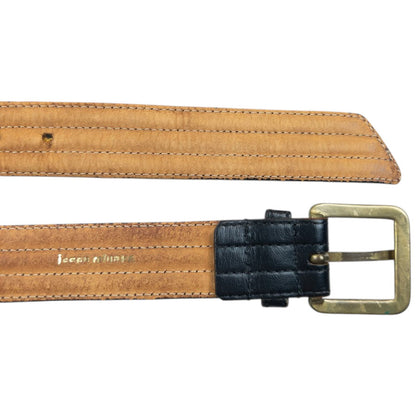 Vintage 90s Issey Miyake Leather Belt Size S