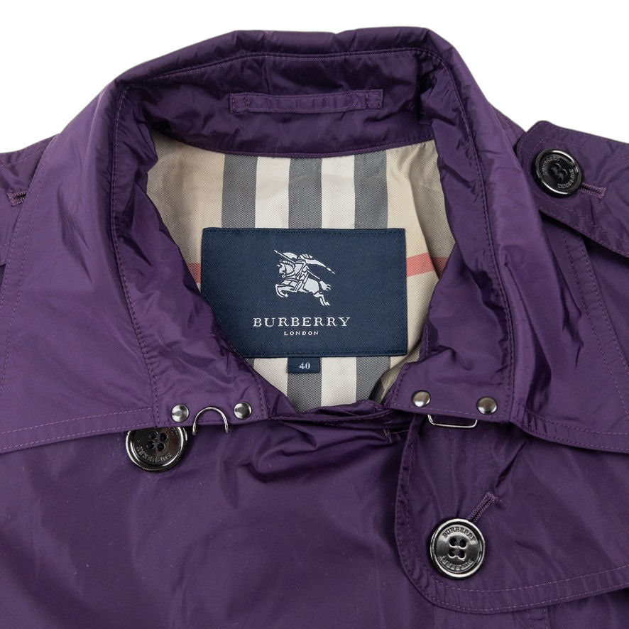 Vintage 2000s Burberry Lightweight Trench Jacket Womens Size L