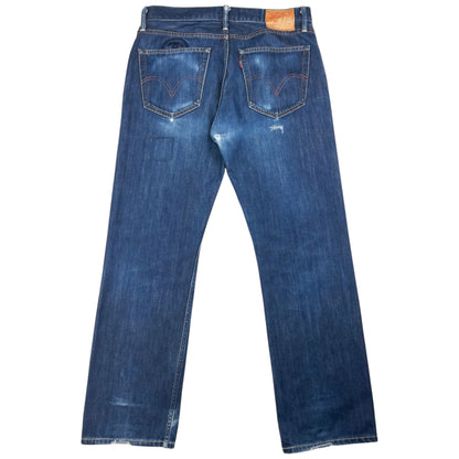 Vintage Stussy X Levis Denim Jeans Size W34