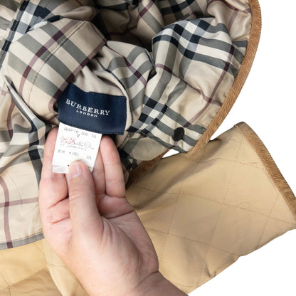 Vintage 2000s Burberry Nova Check Reversible Quilted Jacket Size S