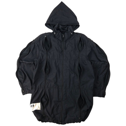 Vintage Final Home Multi Zip Hooded Jacket Size M