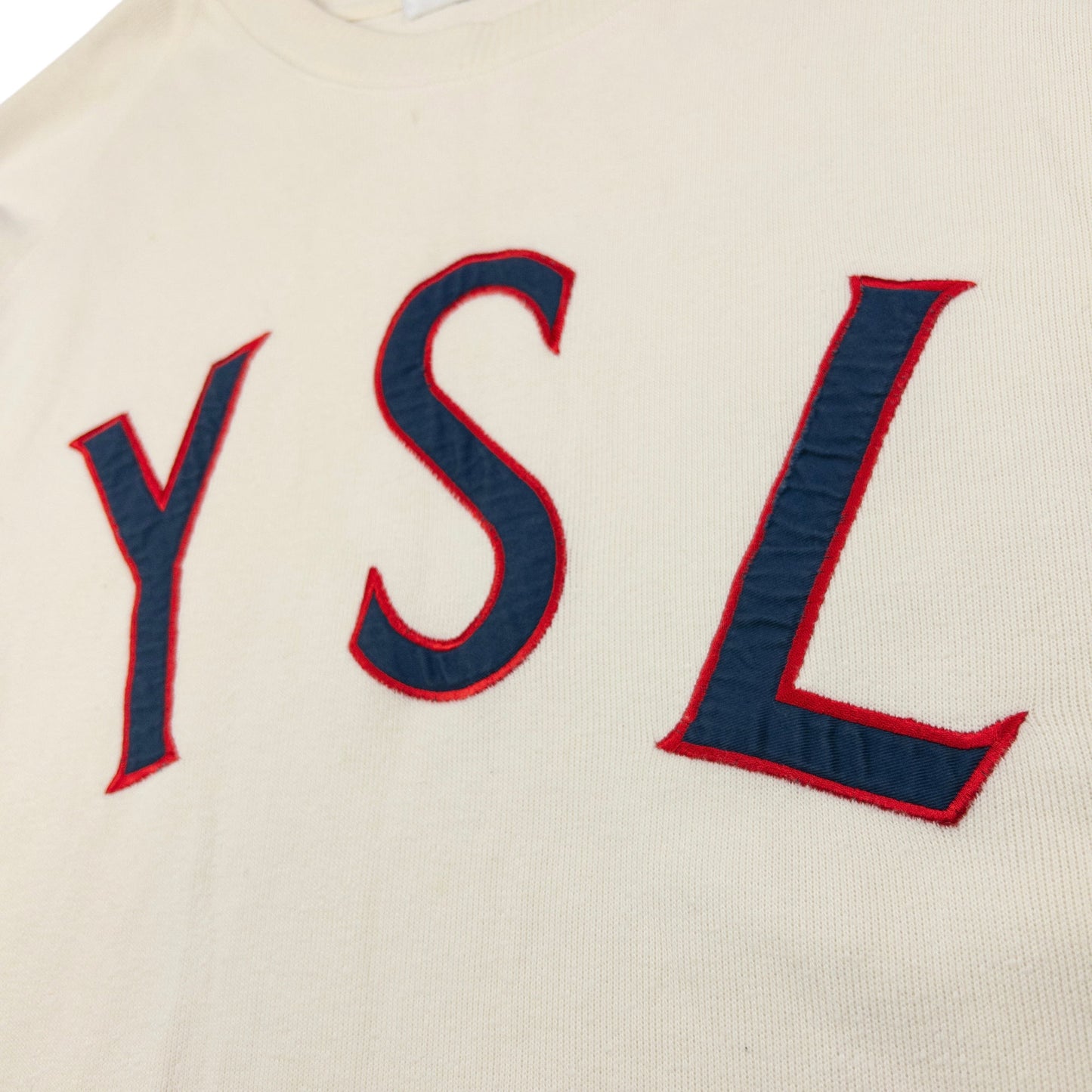 Vintage YSL Yves Saint Laurent Embroidered Jumper Size XL