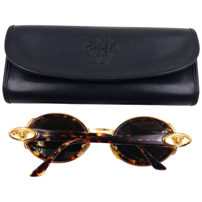 Vintage 90s Gianni Versace Tortoise Shell Sunglasses