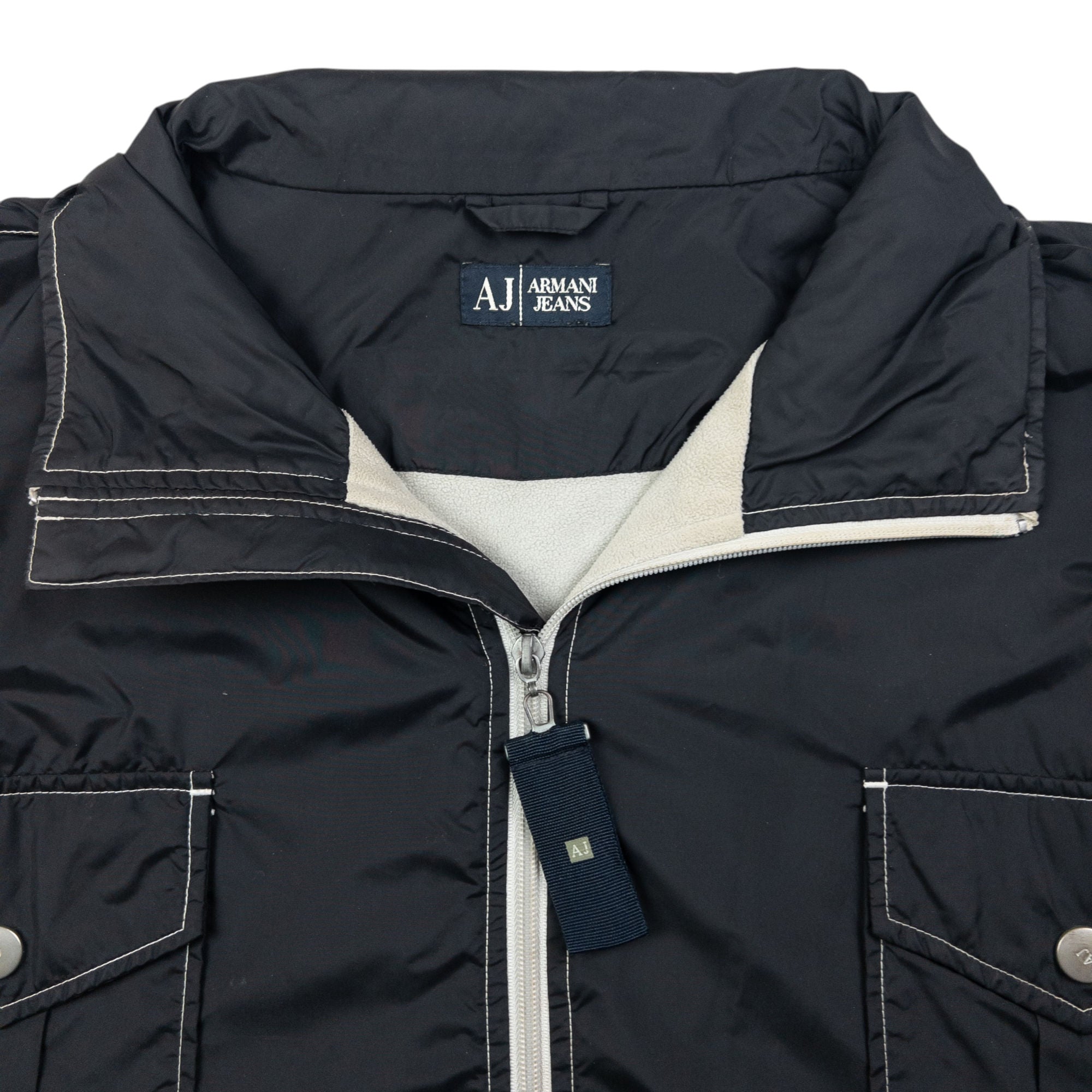 Vintage Armani Jeans Fleece Lined Jacket Size XXL