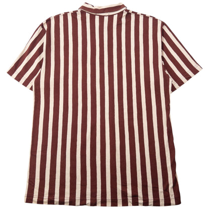 Vintage 2000s Issey Miyake MEN Striped Polo Shirt Size M