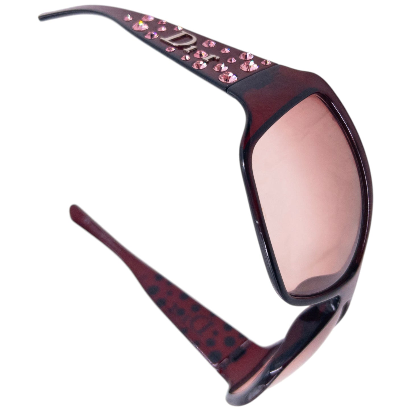 Vintage 2000s Dior By John Galliano Diamanté Jewel Sunglasses
