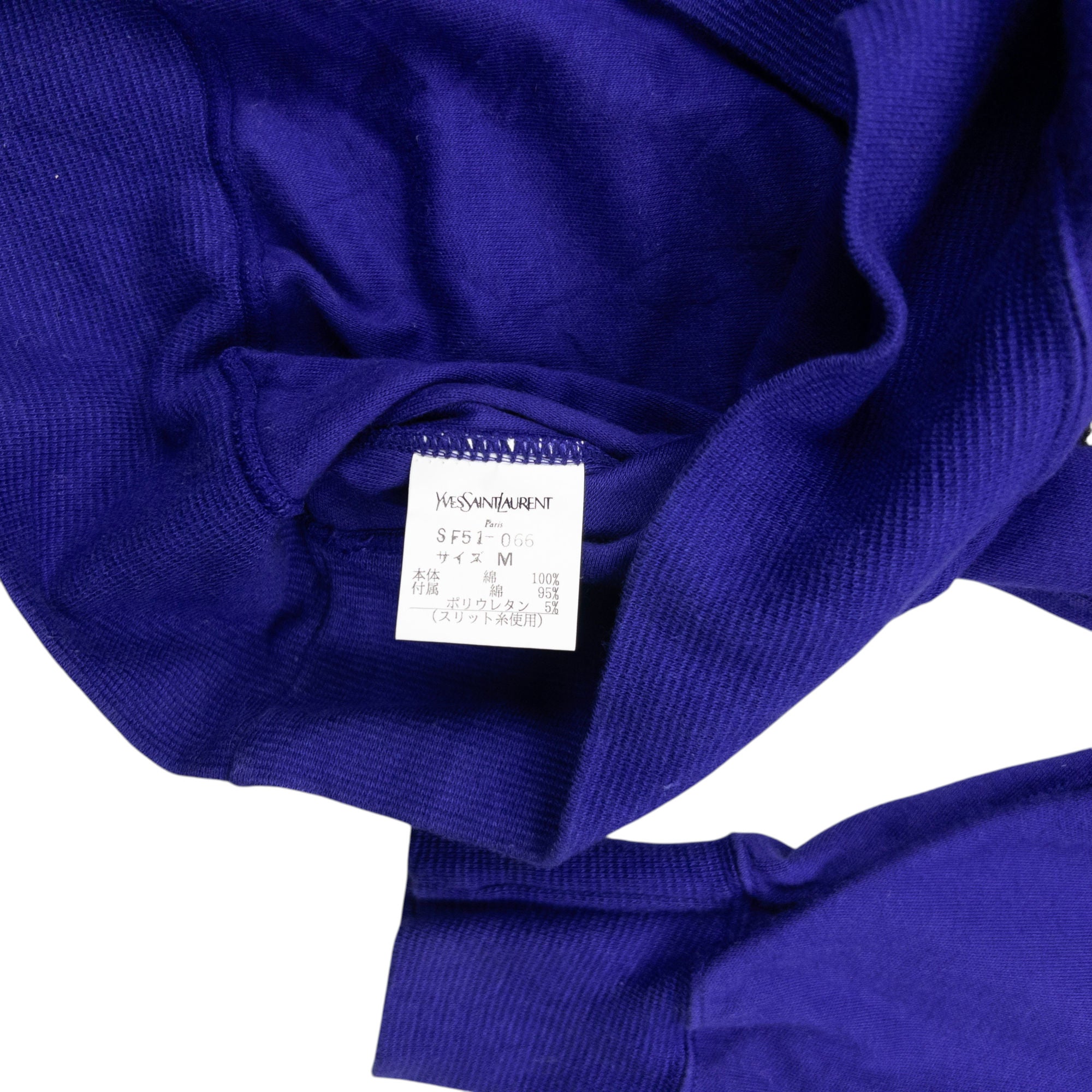 Vintage YSL Yves Saint Laurent Embroidered Star Sweatshirt Womens Size M