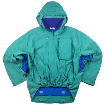 Vintage Lacoste Asymmetrical Pocket Padded Zip Up Jacket Size XL