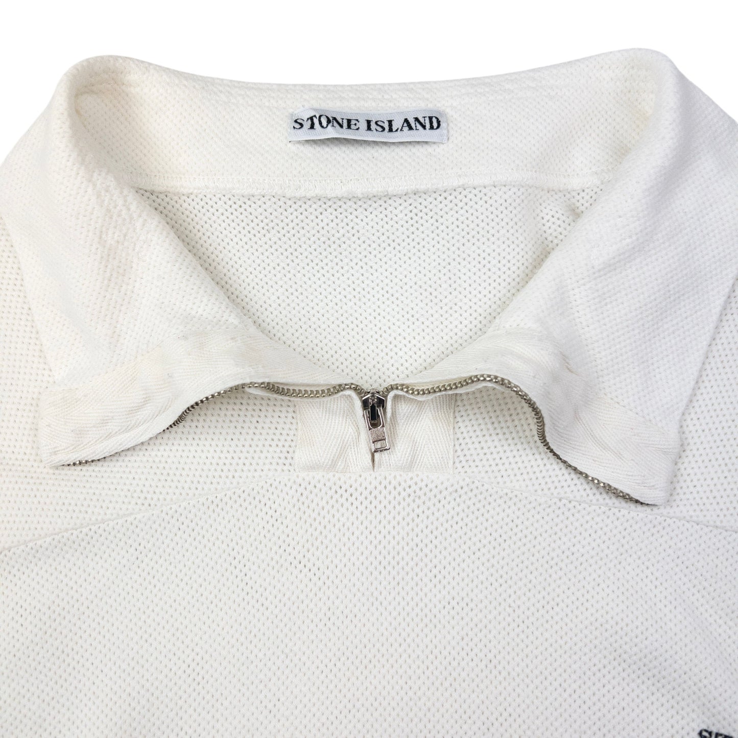 Vintage Stone Island Q Zip Jumper Size L