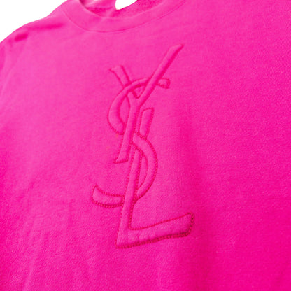 Vintage 90s YSL Yves Saint Laurent Embroidered Sweatshirt Womens Size M