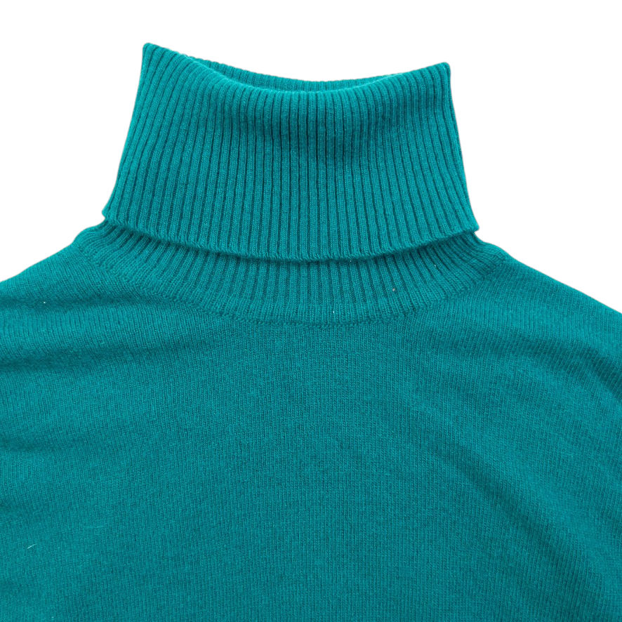 Vintage 90s Burberry Wool Turtleneck Jumper Size M