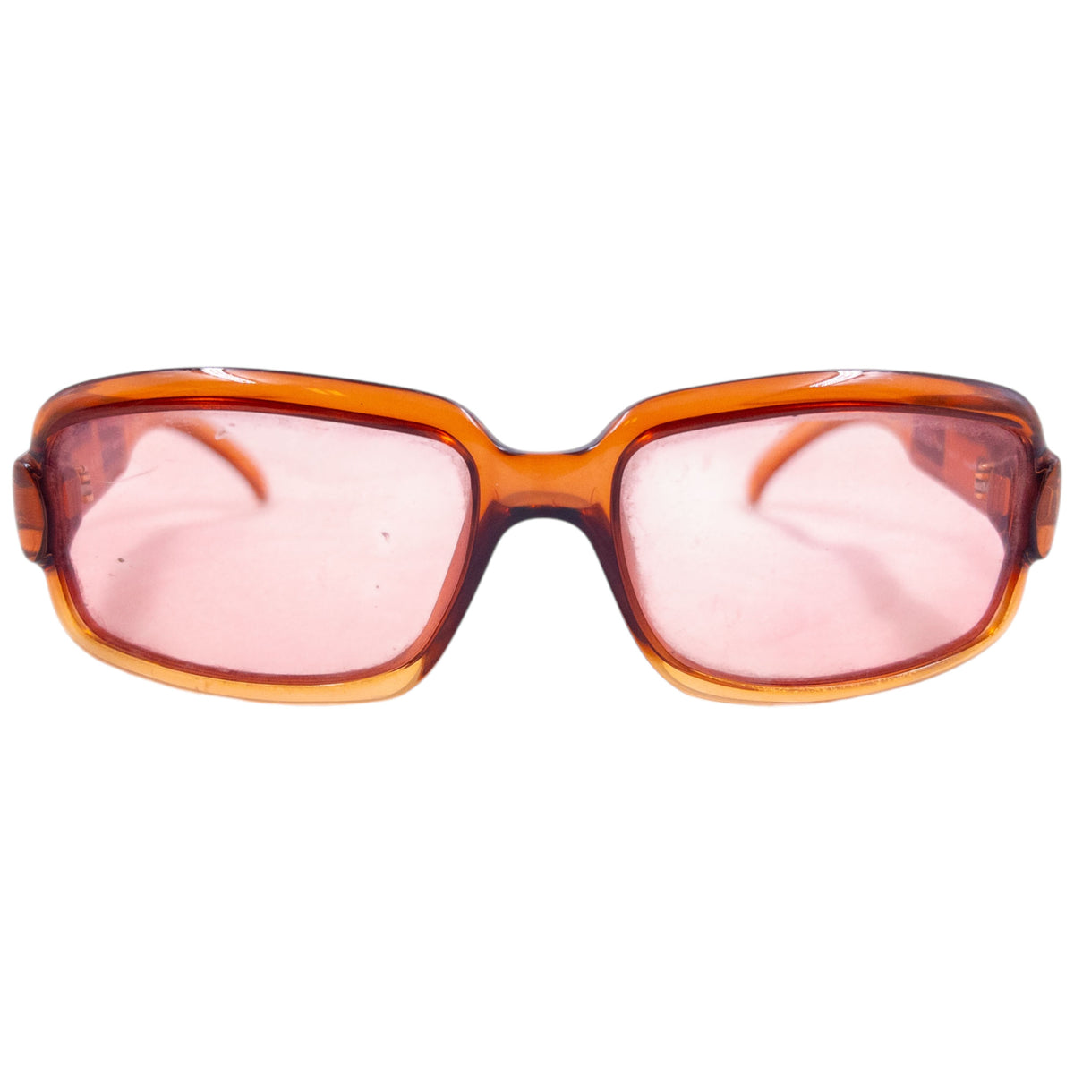 Vintage 90s Gucci Gradient Sunglasses in orange, photo 2
