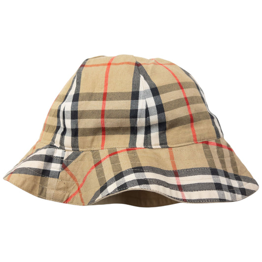 Vintage 90s Burberry Nova Check Reversible Bucket Hat