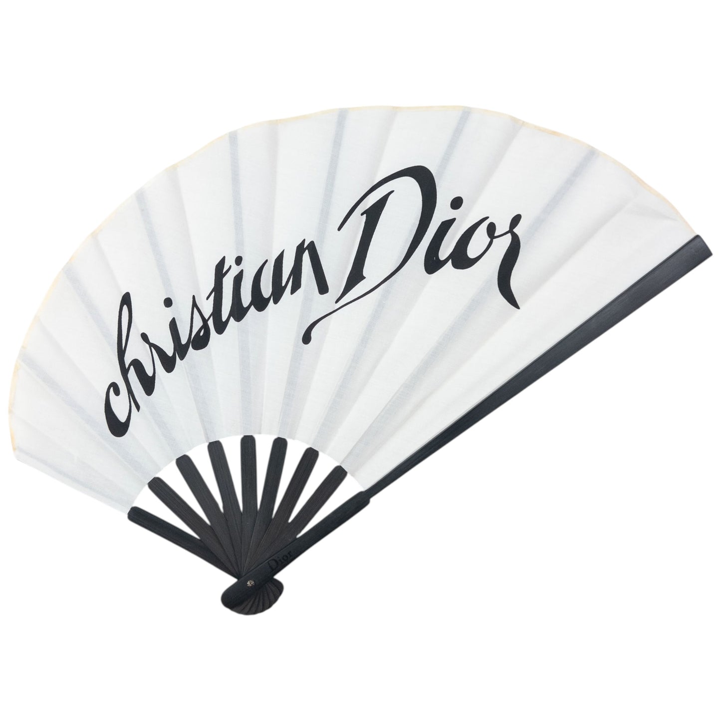 Vintage 2000s Dior Asymmetric Hand Fan