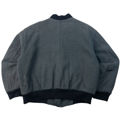 Vintage 90s Hugo Boss Cashmere Bomber Jacket Size L