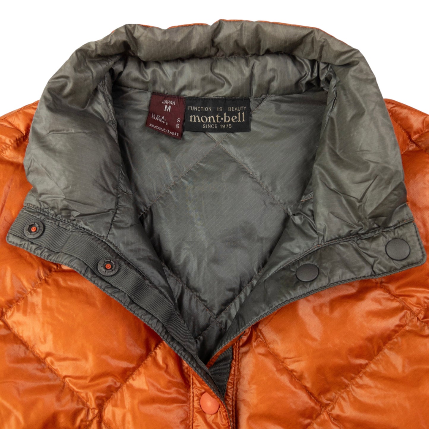 Vintage Montbell Lightweight Padded Packable Jacket Size S