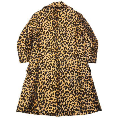 Vintage 2000s Hysteric Glamour Leopard Print Wool Jacket in brown (wool 100%), photo 2