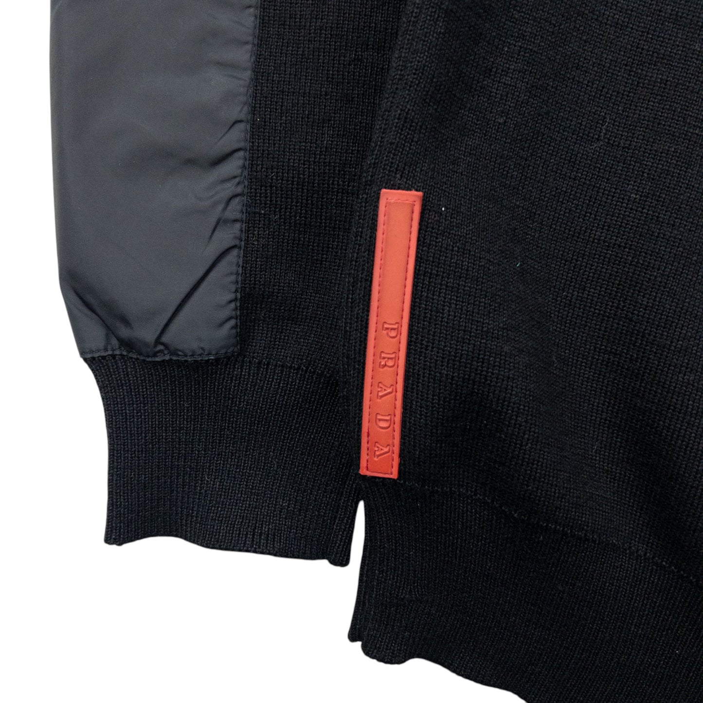 Vintage 2000s Prada Sport Layered Q Zip Jumper Size M