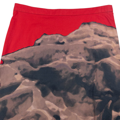 Vintage Issey Miyake Abstract Pattern Skirt Womens Size W28