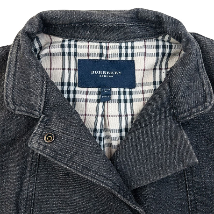 Vintage 2000s Burberry Denim Jacked Womens Size M