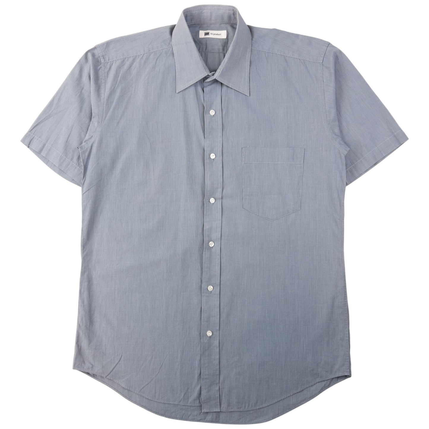 Vintage Issey Miyake Striped Short Sleeve Button Up Shirt Size M