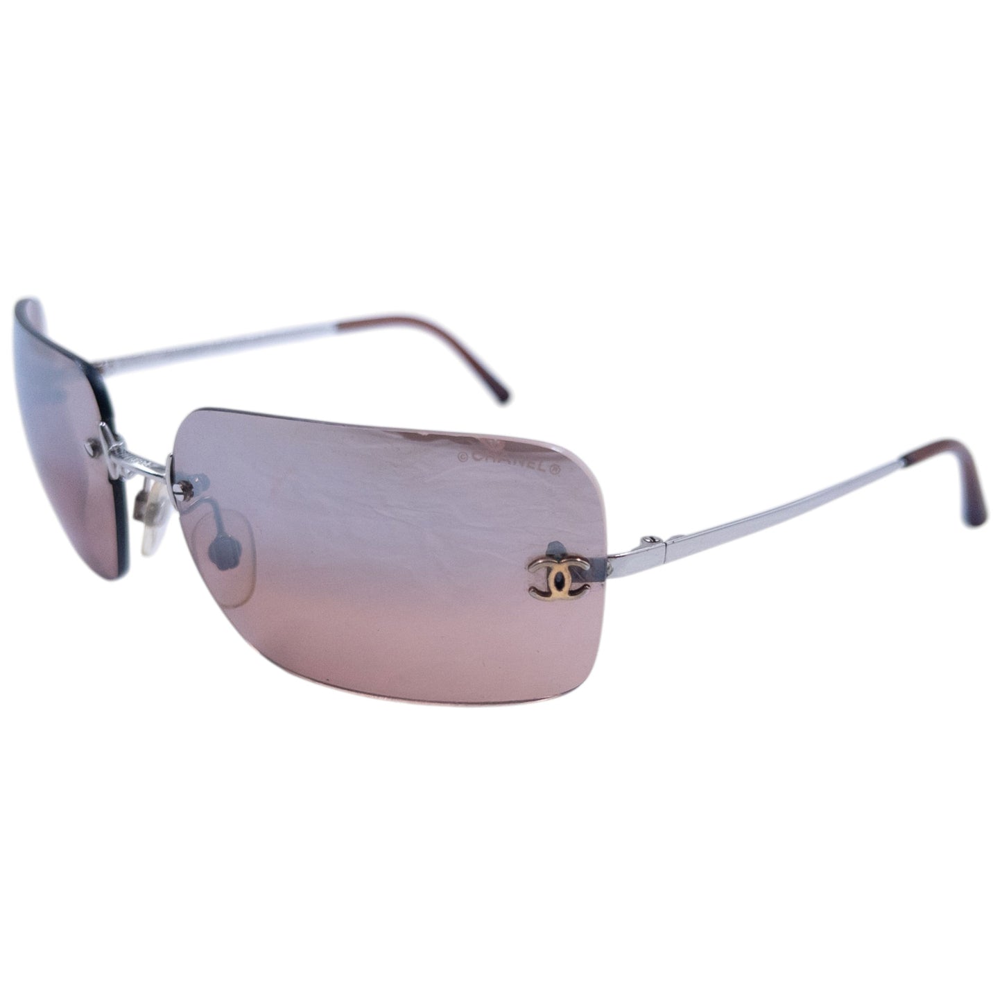 Vintage 2000s Chanel Rimless Sunglasses