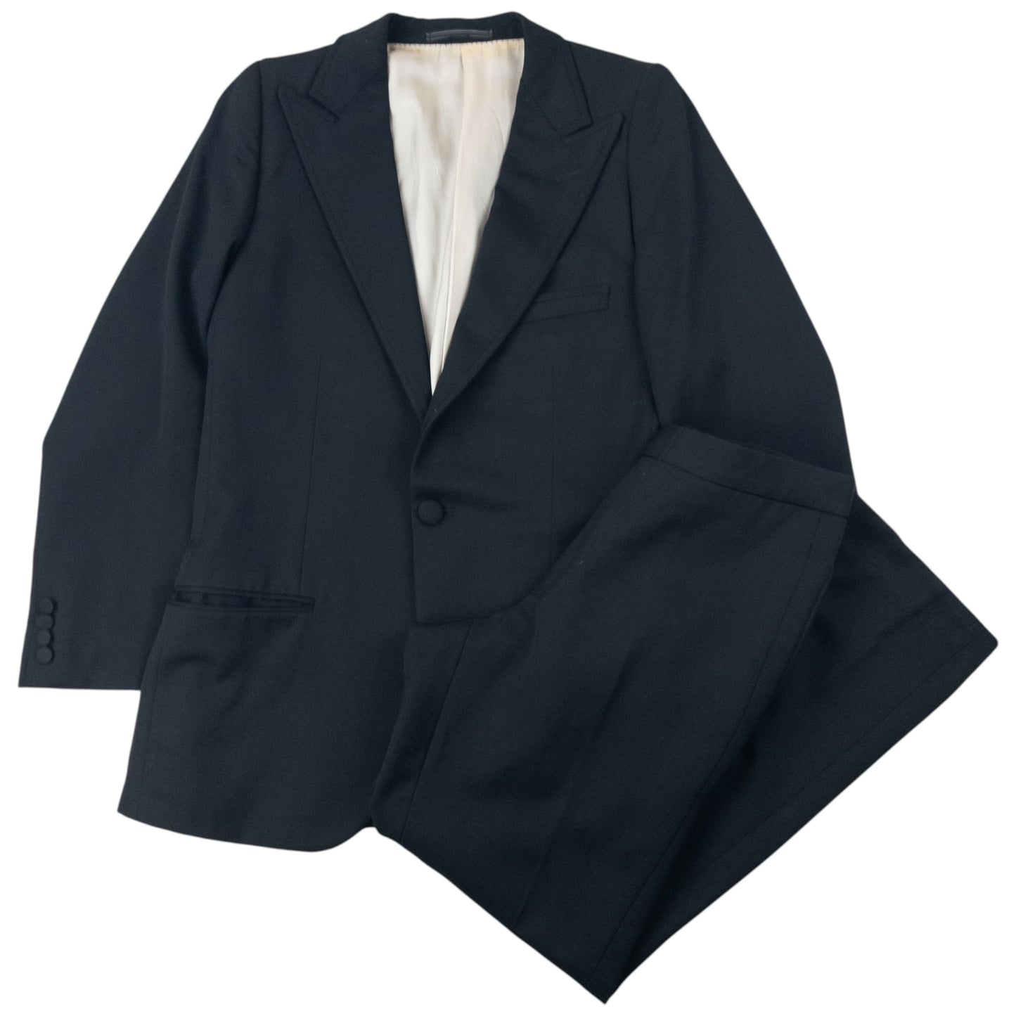 Vintage 90s Gucci By Tom Ford Jacket & Trousers Suit Set Size S