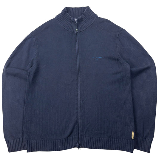 Vintage 2000s Armani Jeans Zip Up Jumper Size M