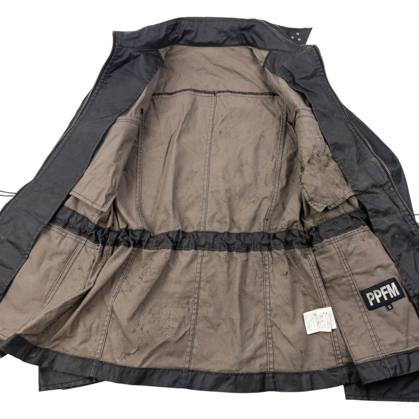 Vintage 2000s PPFM Zip Up Military Jacket Size S