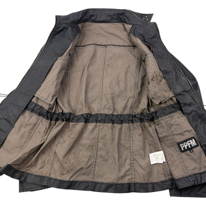 Vintage 2000s PPFM Zip Up Military Jacket Size S