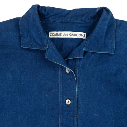 Vintage Comme Des Garçons Denim Shirt Dress Womens Size XL