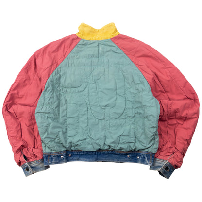 Vintage 80s Marithe + Francois Girbaud CLOSED Reversible Denim Jacket Size M