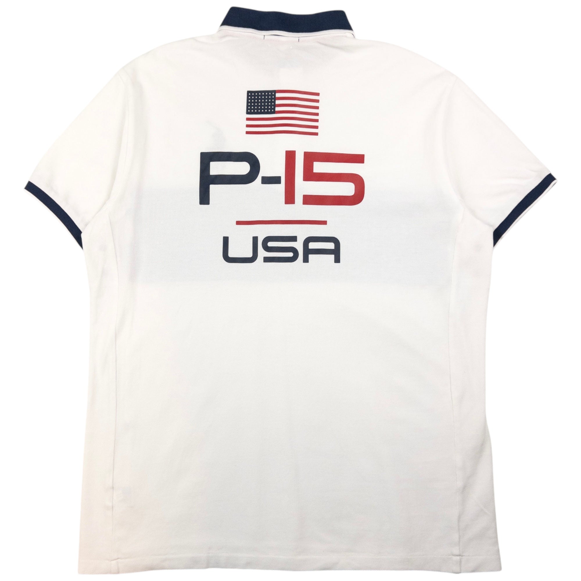 Vintage Polo Ralph Lauren Open 65 Offshore Racing USA Polo Shirt Size L