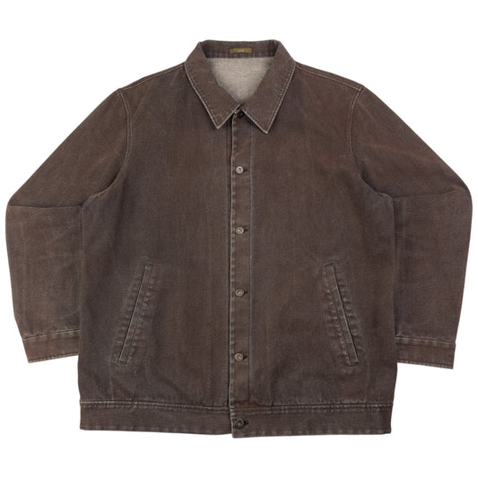 Vintage Yohji Yamamoto A.A.R Button Up Denim Jacket Size XL