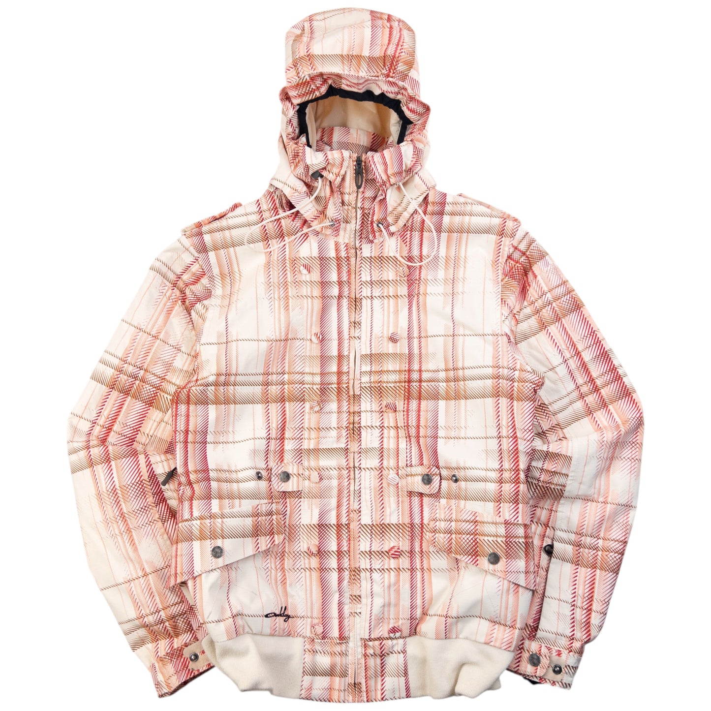 Vintage 2000s Oakley Pattern Zip Up Snowboarding Jacket Womens Size M