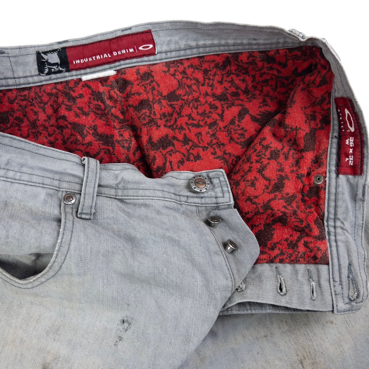 Vintage Oakley Industrial Denim Jeans Size W35