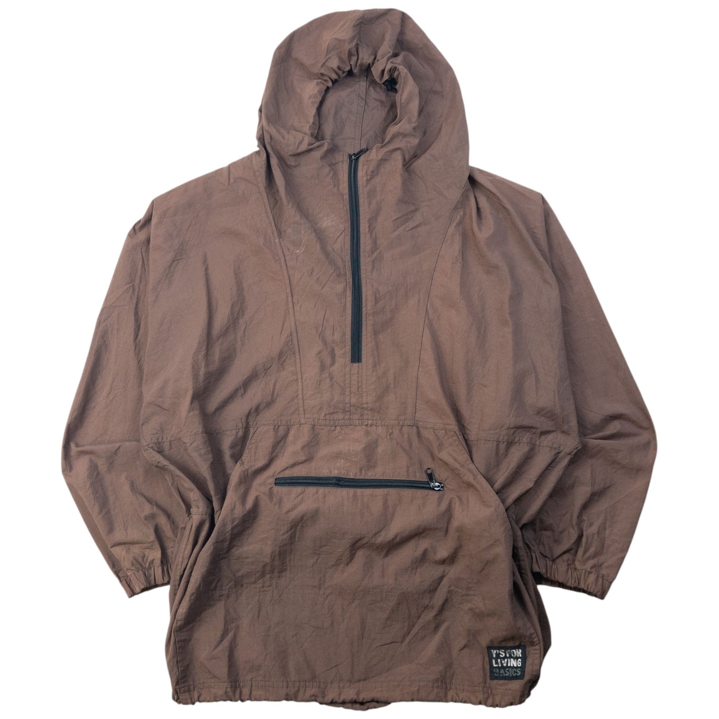 Vintage 90s Yohji Yamamoto Packable Q Zip Jacket Size L